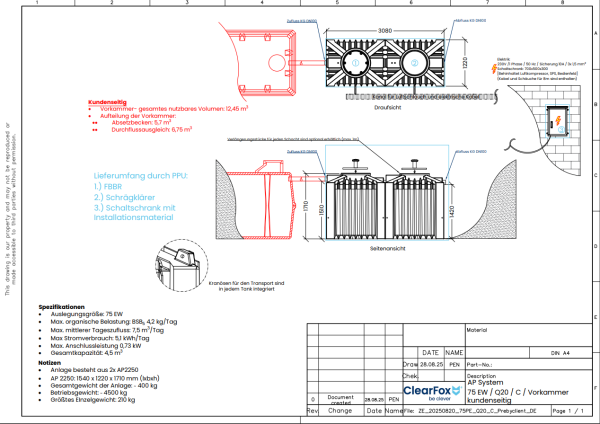 ClearFox® AP FBBR o. Vorklärung (C - 75 EW)